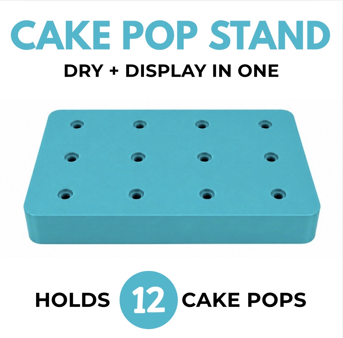 Cake Pop Stand | Drying & Display Holder | Holds 12 Cake Pops