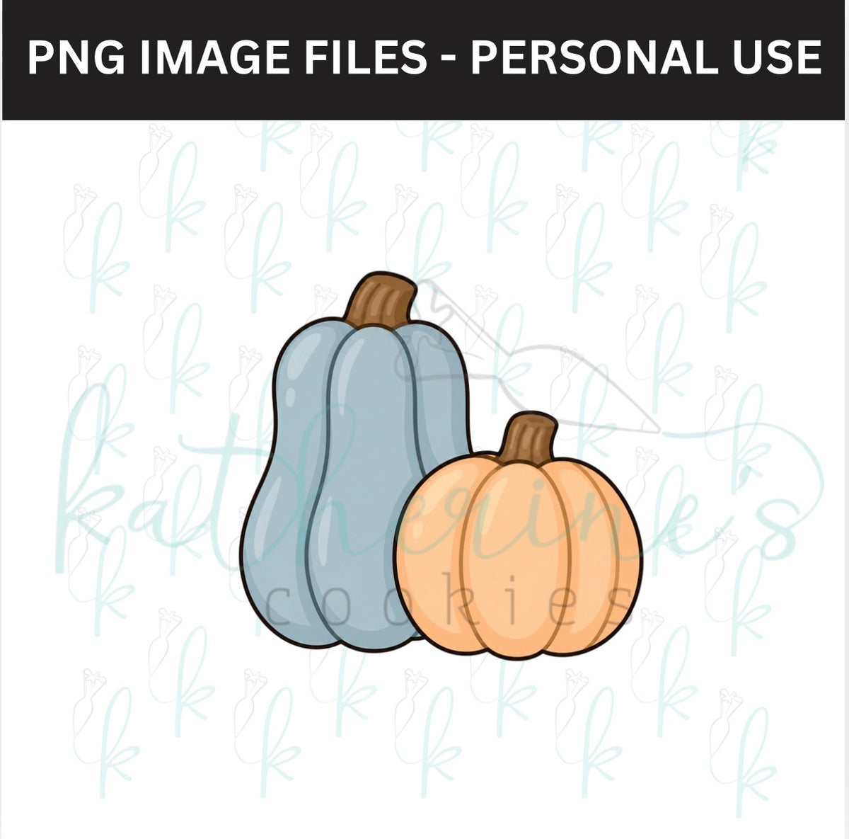 Fall Pumpkin Duo PNG Image