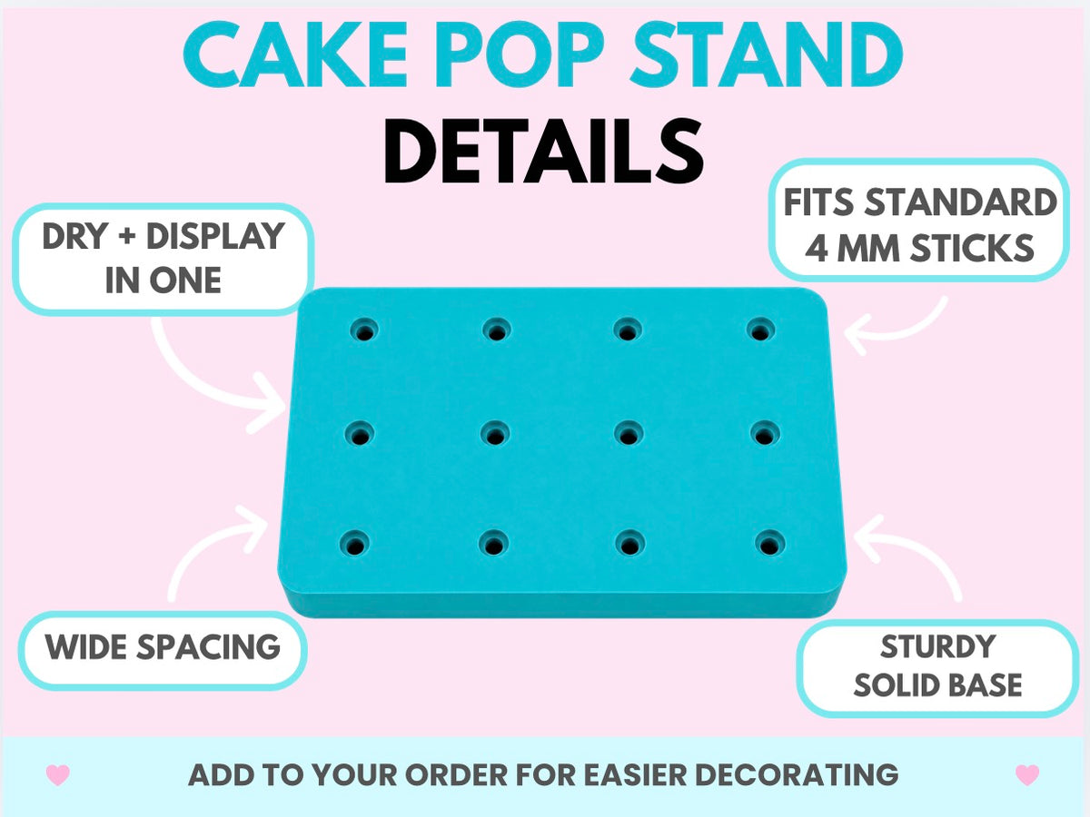 Cake Pop Stand | Drying & Display Holder | Holds 12 Cake Pops