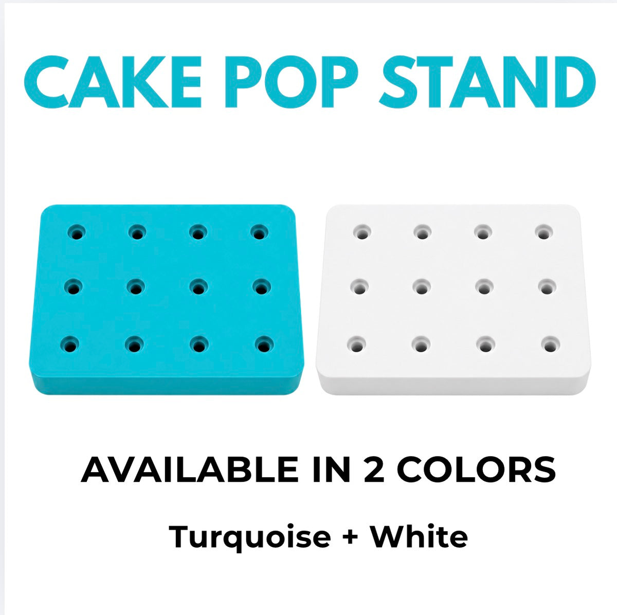 Cake Pop Stand | Drying & Display Holder | Holds 12 Cake Pops
