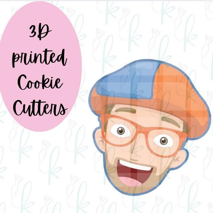 Blue and Orange Character Cookie Cutter
