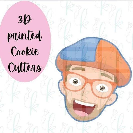 Blue and Orange Character Cookie Cutter