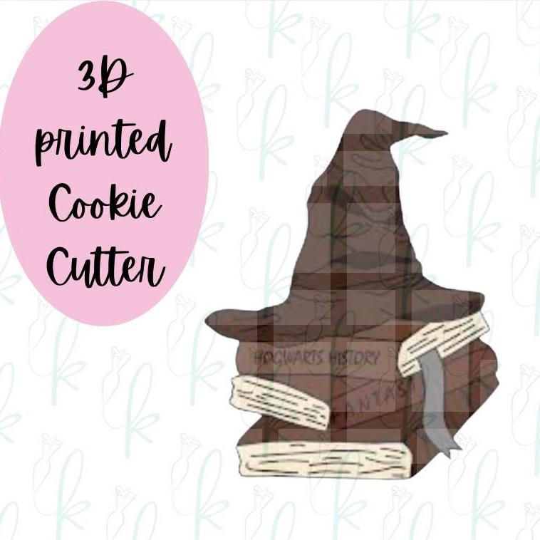 Wizard Hat and Books Cookie Cutter