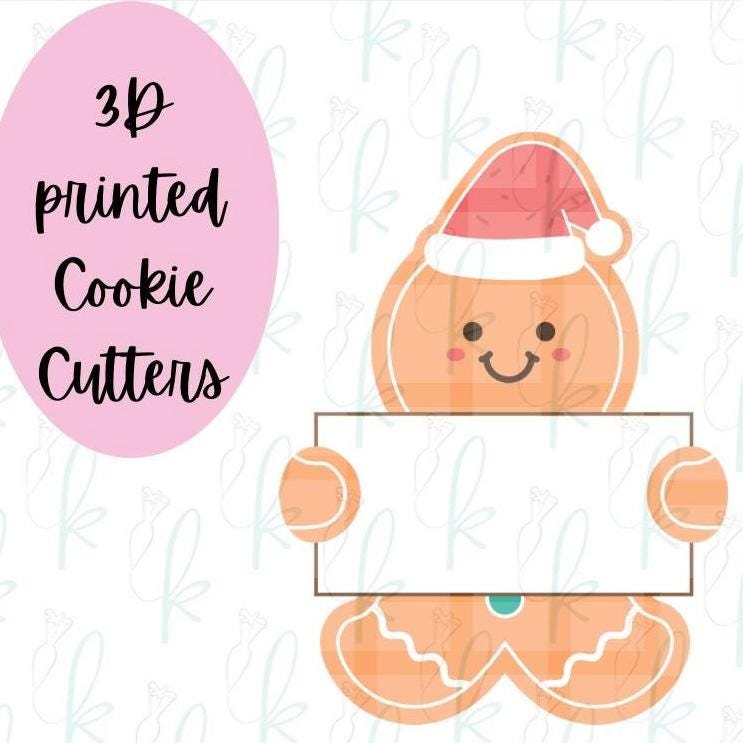 Gingerbread Santa Plaque Cookie Cutter