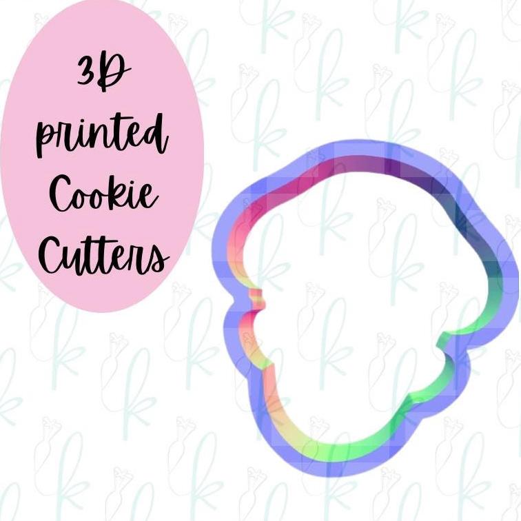 Blue and Orange Character Cookie Cutter