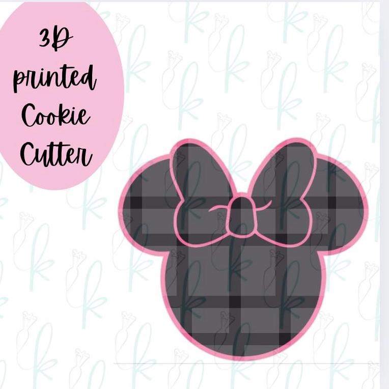 Basic Bow Mouse Cookie Cutter