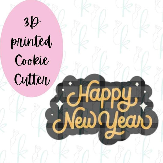 Happy New Year Cookie Cutter