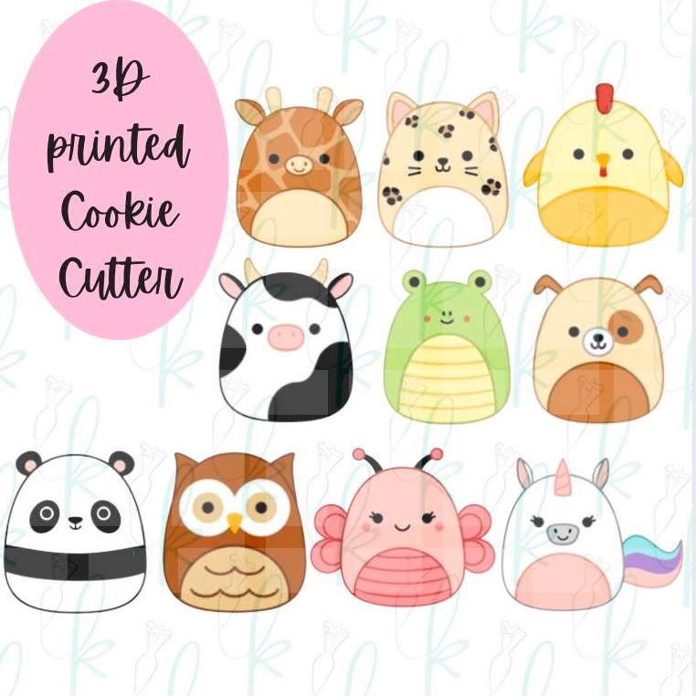 Squishy Plushes Cookie Cutters