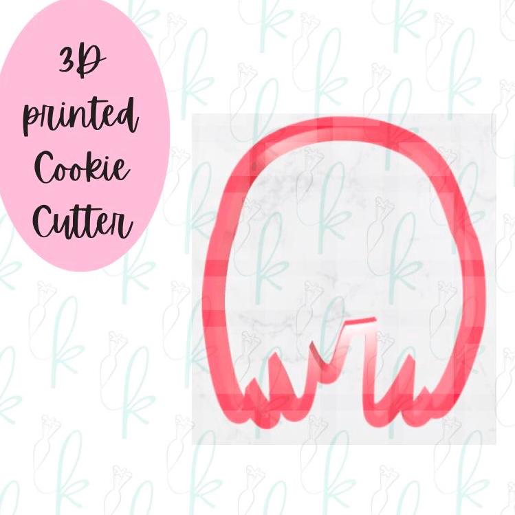 Red Hedgehog Character Cookie Cutter