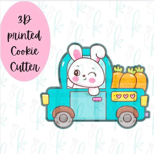 Bunny Truck Cookie Cutter