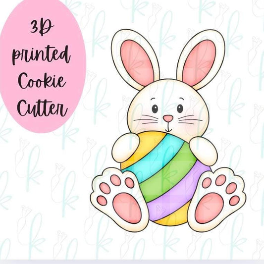 Sitting Bunny with Egg Cookie Cutter