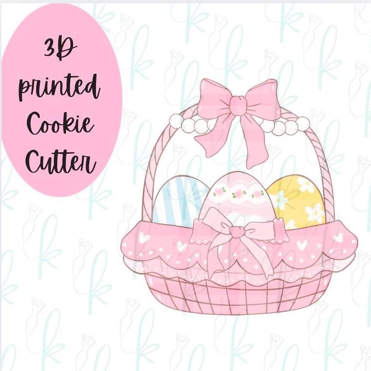 Coquette Easter Basket Cookie Cutter