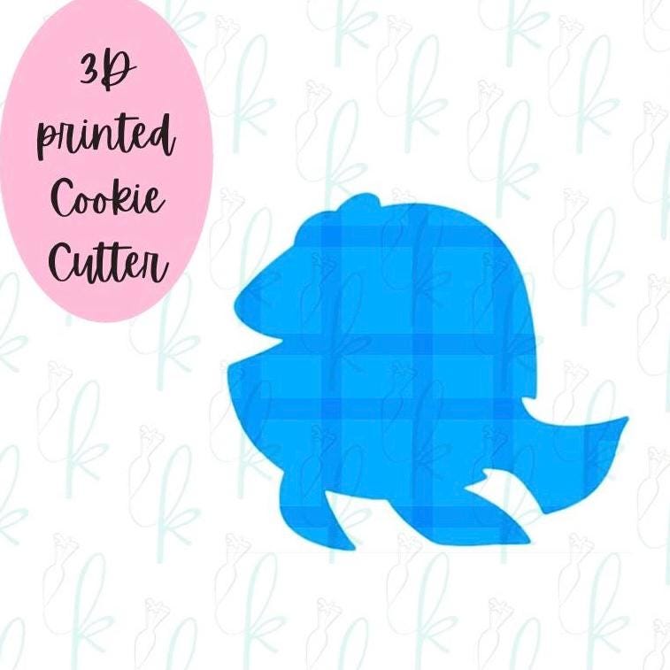 Blue Fish Character Cookie Cutter