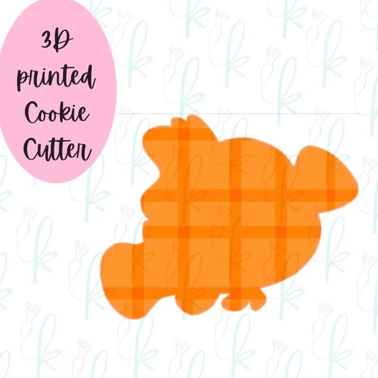 Orange Fish Character Cookie Cutter