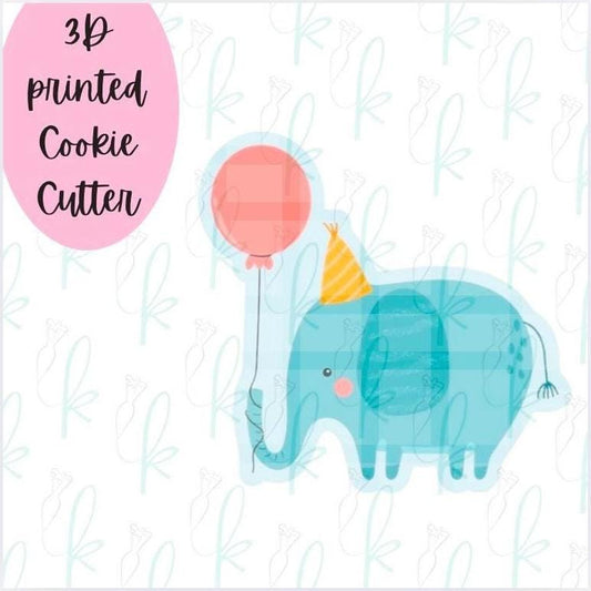 Birthday Elephant Cookie Cutter