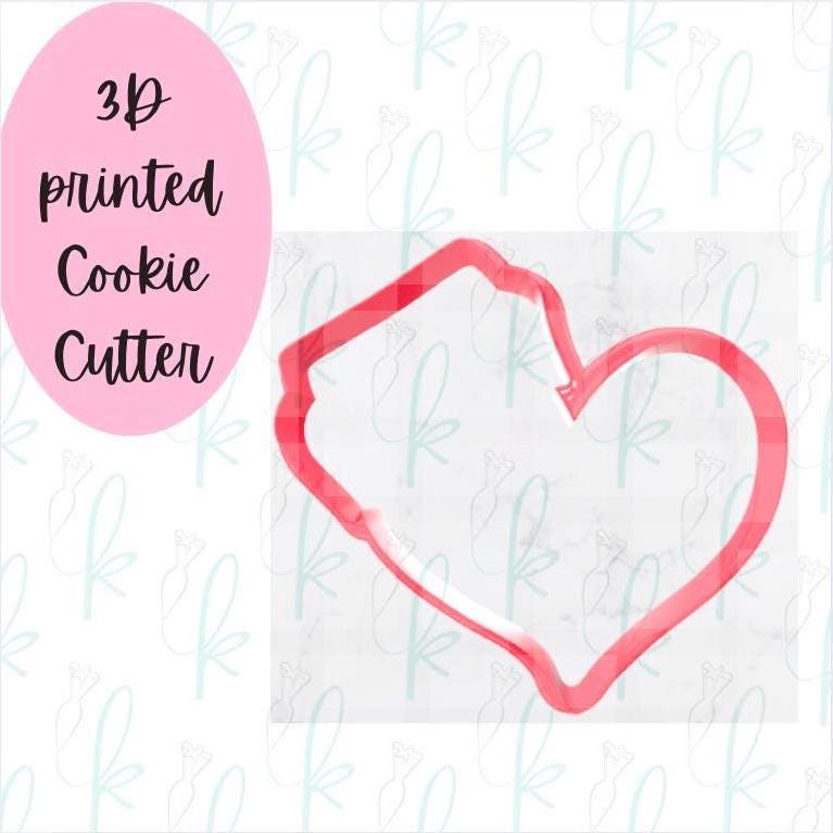 Nurse Hat Heart Cookie Cutter