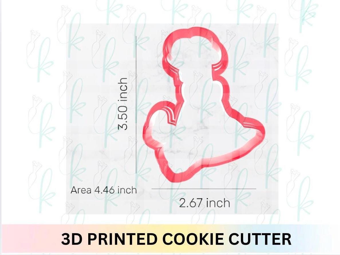 Silly Cowgirl Goose Cookie Cutter