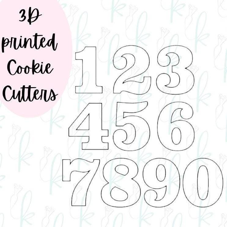 Numbers Cookie Cutters