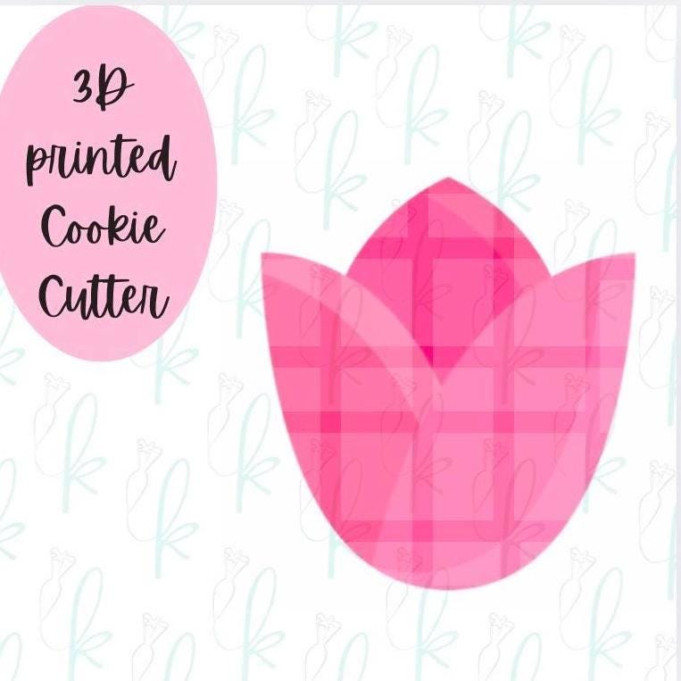 Simple Tulip Cookie Cutter