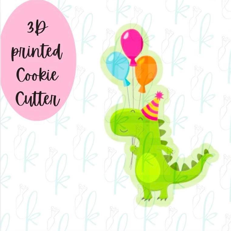 Birthday Dino Cookie Cutter