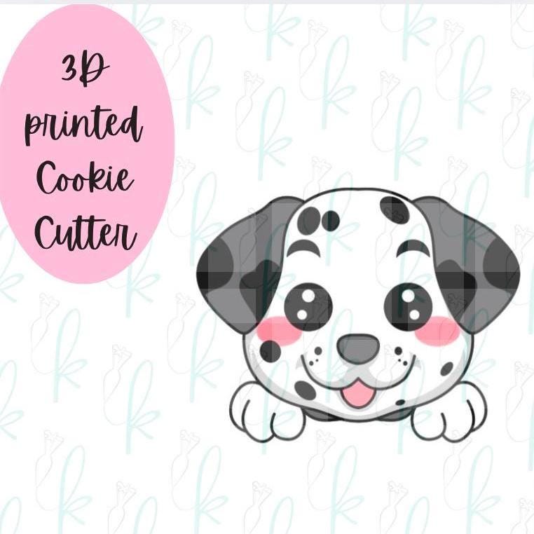 Dalmatian Face Cookie Cutter