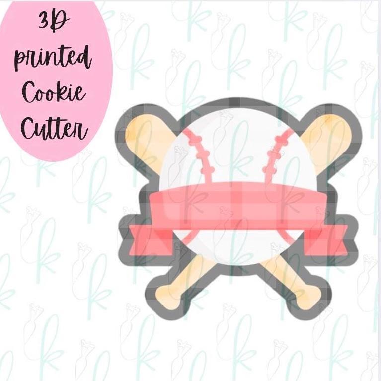Baseball Plaque Cookie Cutter