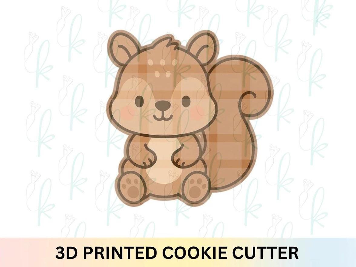 Cute Squirrel Cookie Cutter