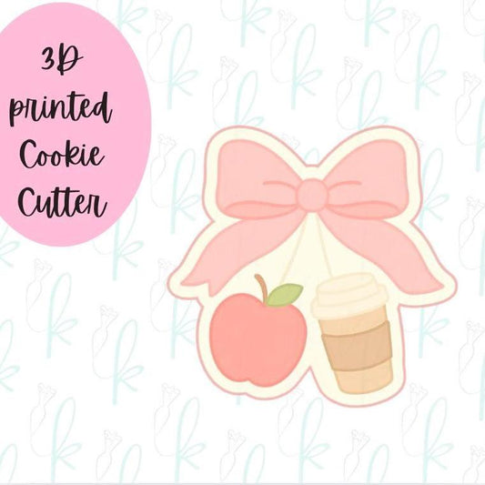 Coquette Bow Teacher Cookie Cutter