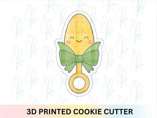 Corn on the Cob Rattle Cookie Cutter