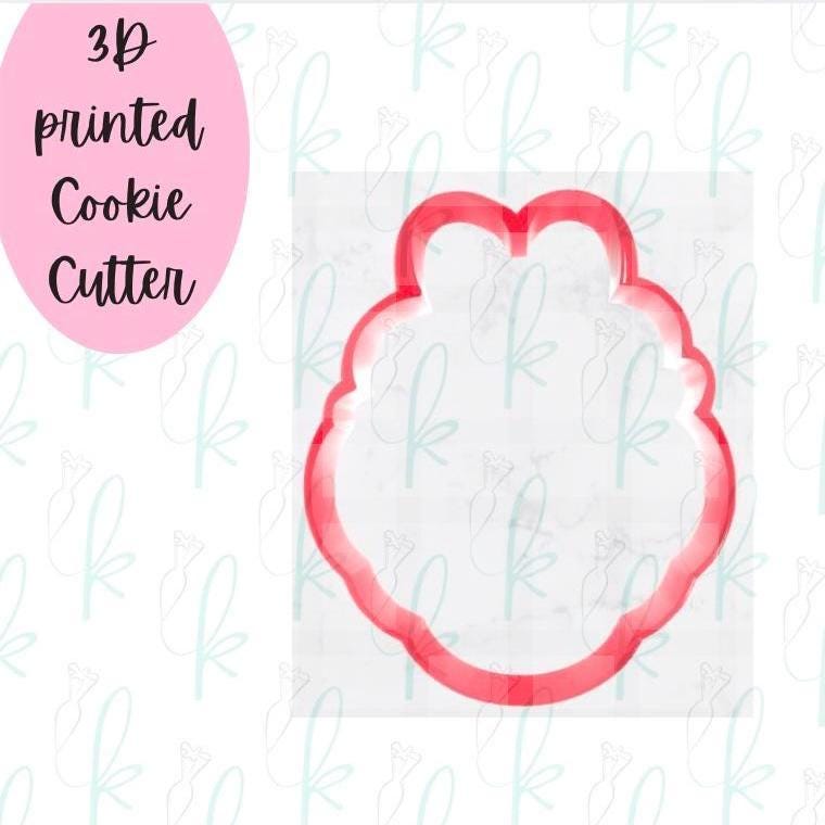 Coquette Bow Plaque Cookie Cutter