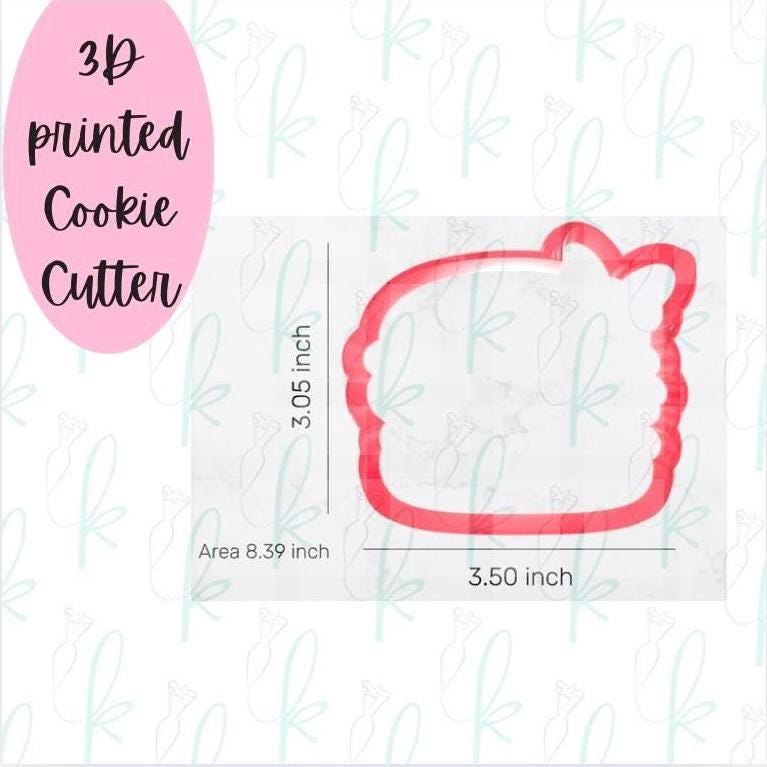 Cute Bow Macaron Cookie Cutter