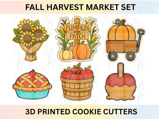 Fall Harvest Market - Set of 6 Cookie Cutters