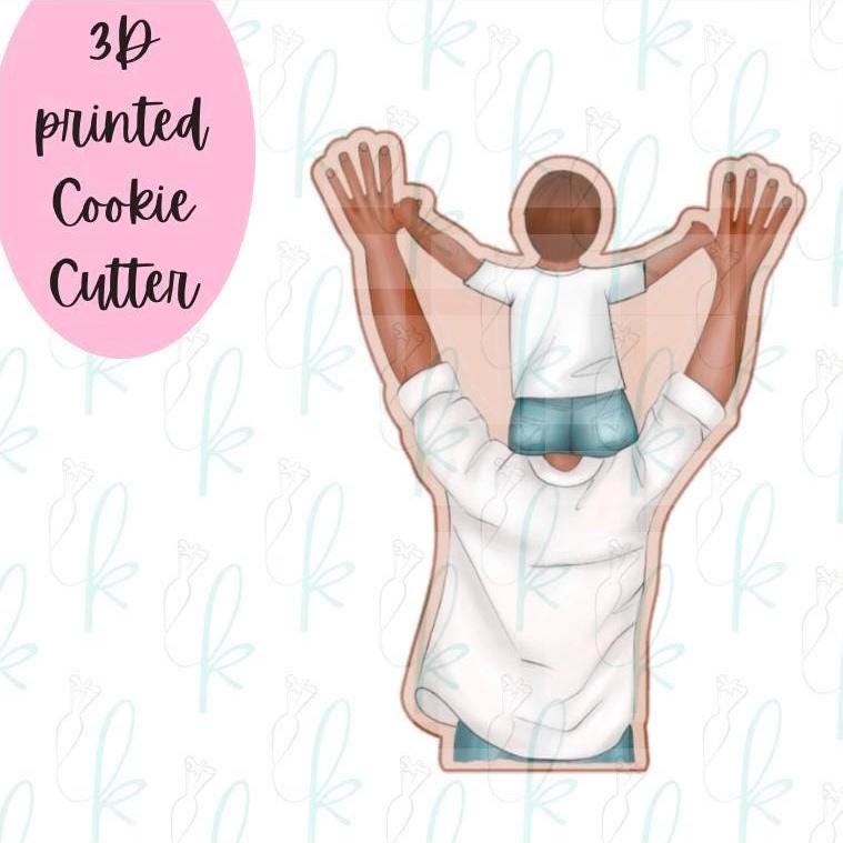 Dad and Child Cookie Cutter