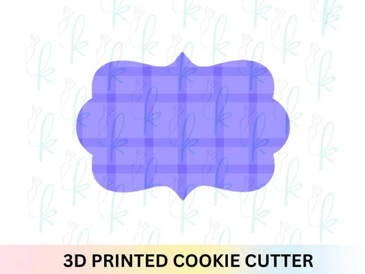 Classic Plaque Cookie Cutter