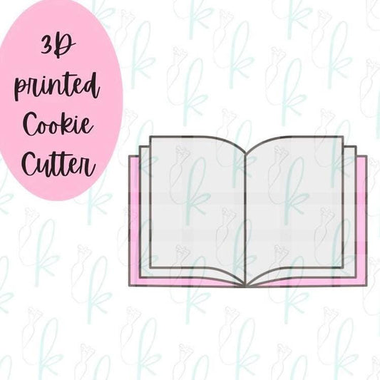 Open Book Cookie Cutter