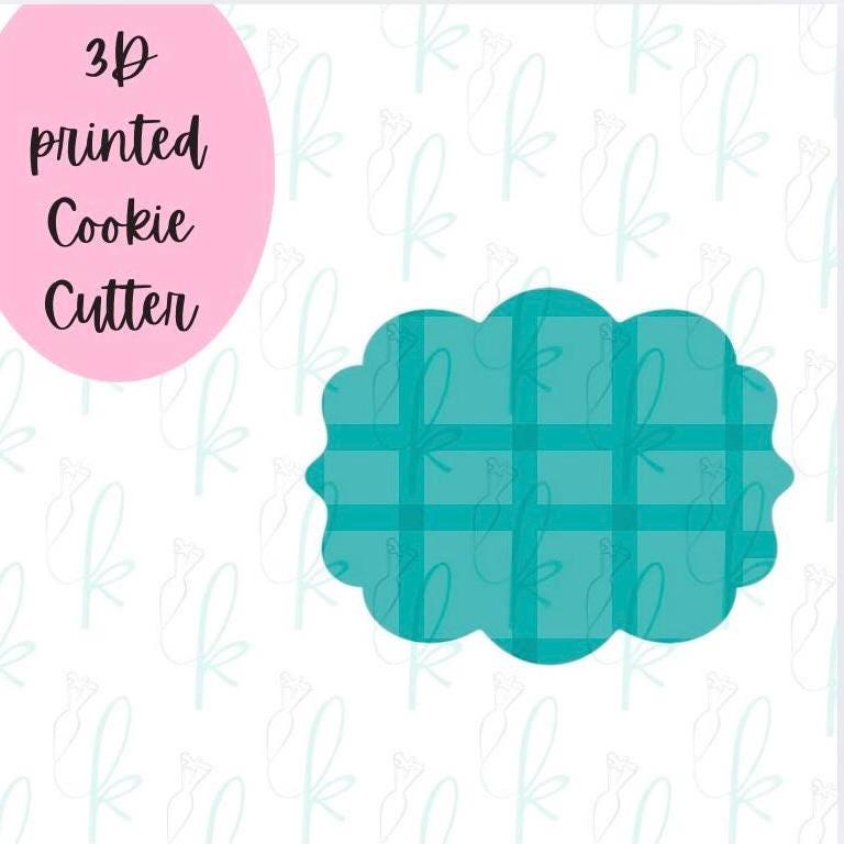 Chunky Cloud Plaque Cookie Cutter