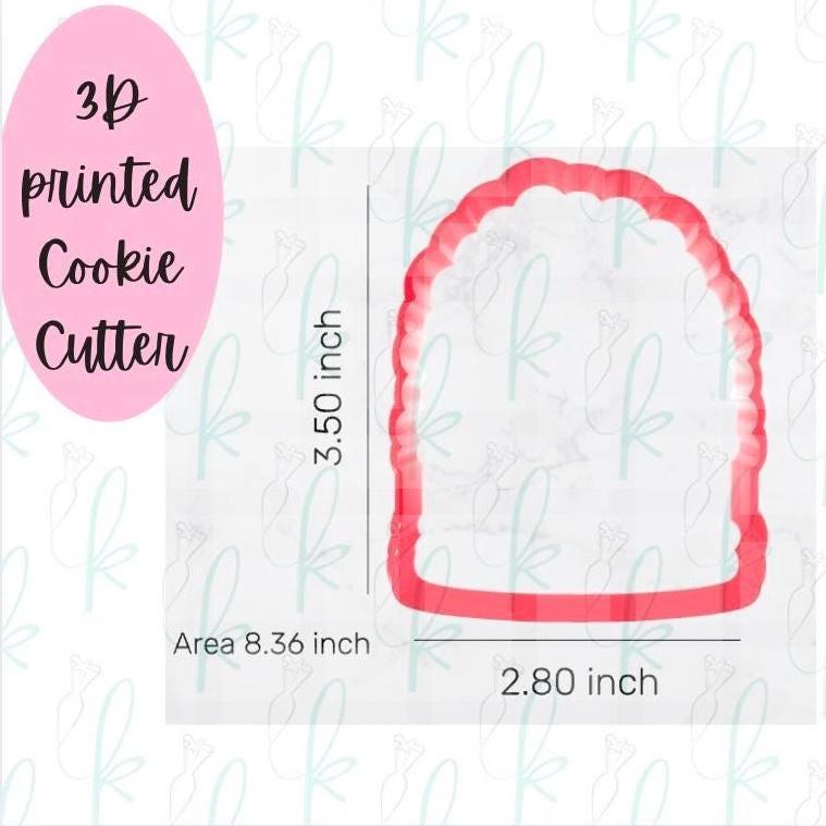 Balloon Arch Plaque Cookie Cutter