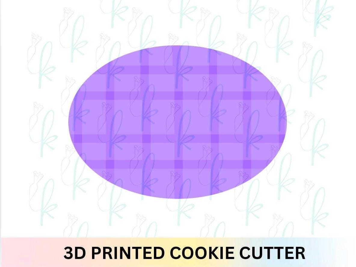 Basic Oval Cookie Cutter
