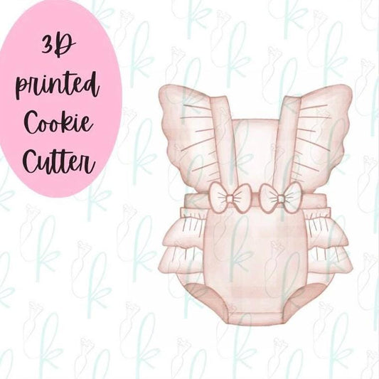 Fancy Ruffled Onesie Cookie Cutter