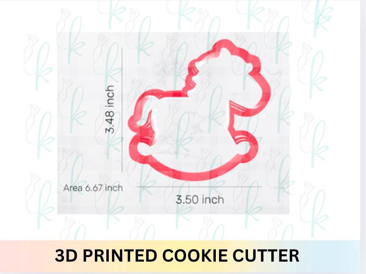 Cute Rocking Horse Cookie Cutter