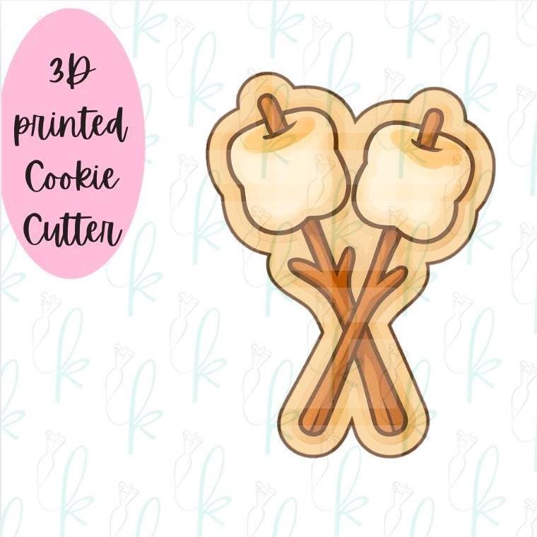 Roasting Marshmallows Cookie Cutter