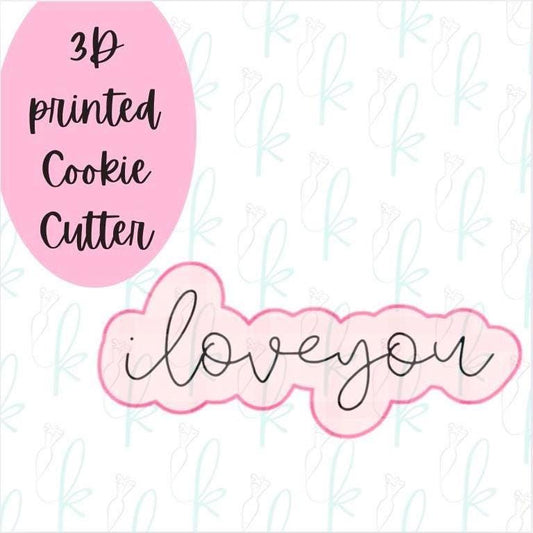 Skinny I Love You Cookie Cutter