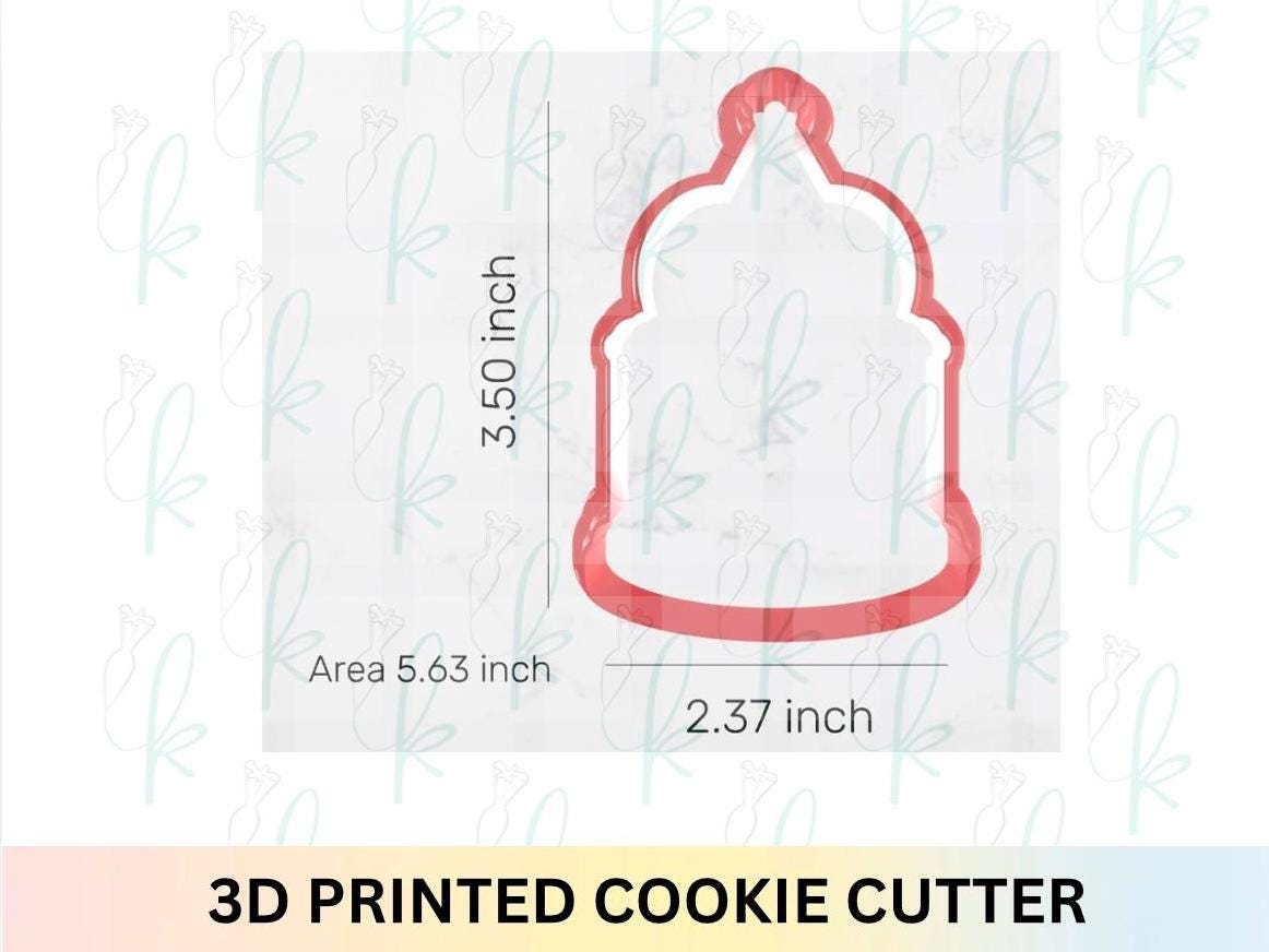 Retro Pumpkin Birthday Cake 3D Printed Cookie Cutter