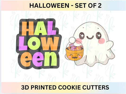 Halloween - Set of 2 3D Printed Cookie Cutters