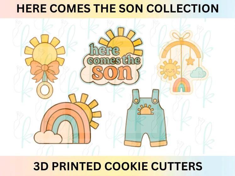 Here Comes The Son - Set of 5 Cookie Cutter Set