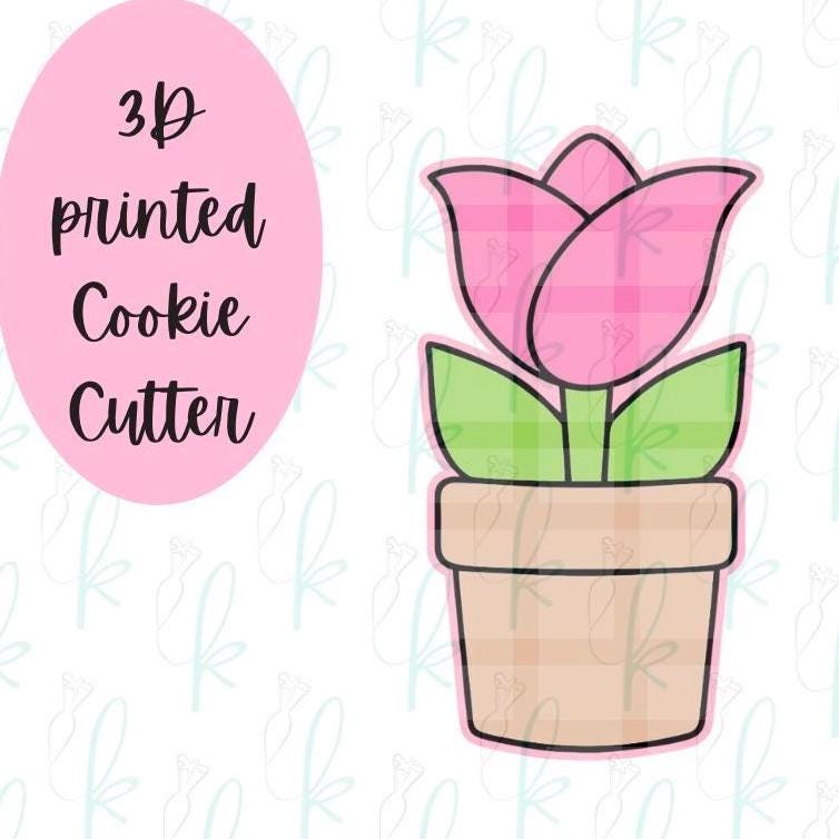 Tulip Pot Cookie Cutter