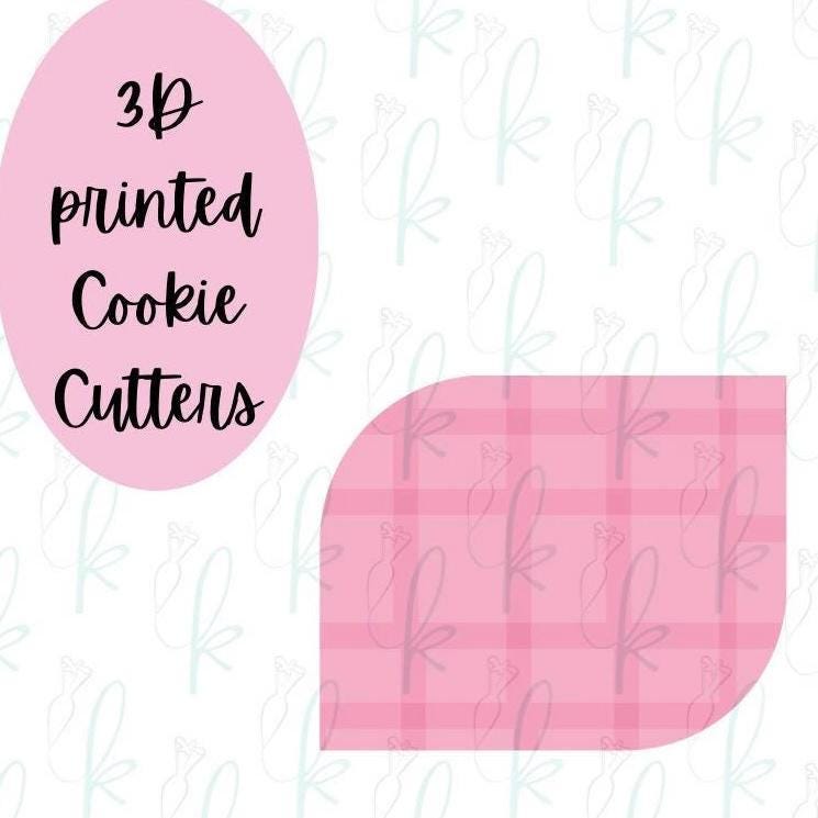 Modern Short Rounded Rectangle Cookie Cutter