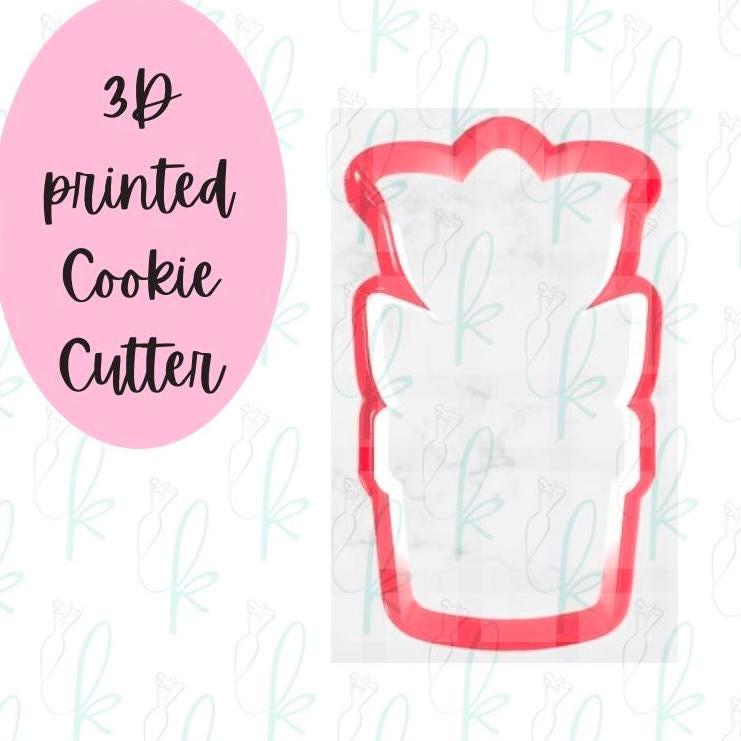 Tulip Pot Cookie Cutter
