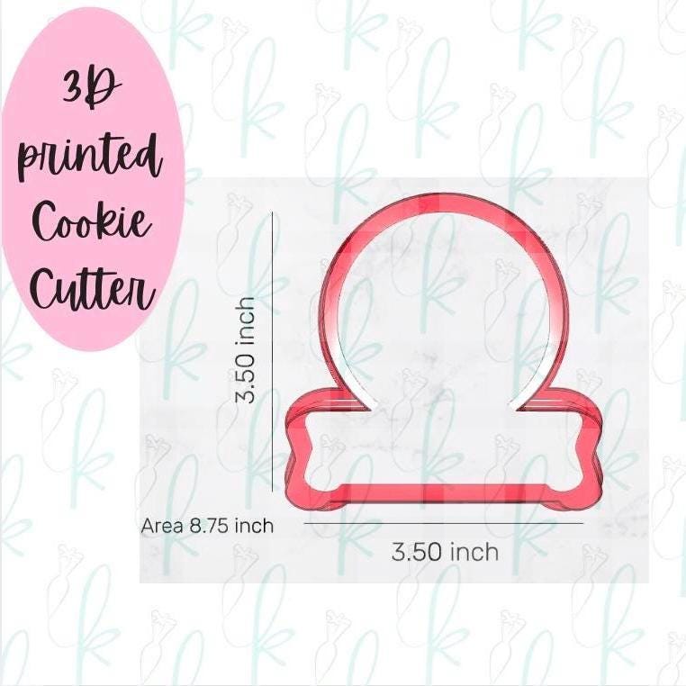 Disco Ball Plaque Cookie Cutter