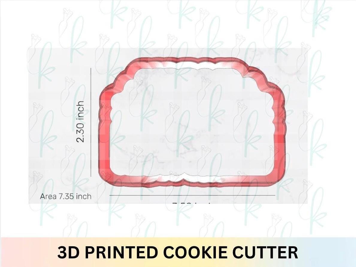Happy Halloween Plaque Cookie Cutter